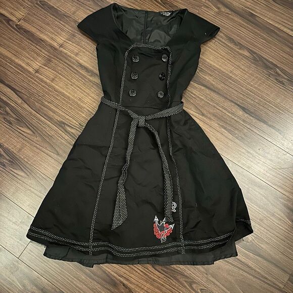 Living Dead Souls Dress large punk pin up - Picture 1 of 10